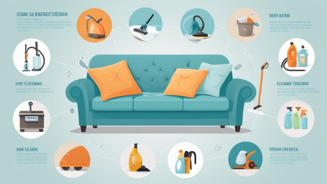 تکنیک‌های حرفه‌ای برای شستشوی مبل و از بین بردن لکه‌ها