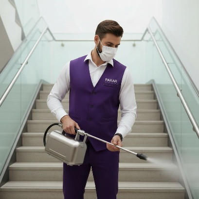 ضدعفونی راه پله و مشاعات