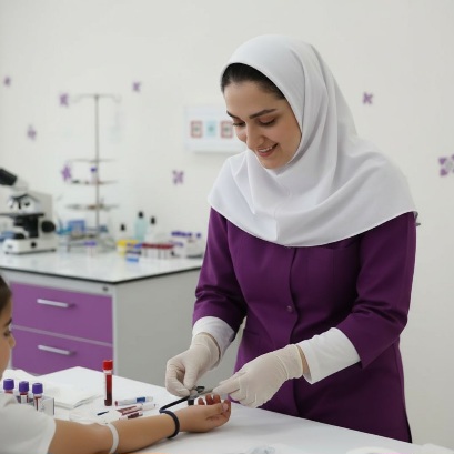 آزمایش و تست پزشکی در محل