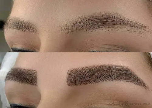 لمینت و لیفت ابرو و مژه بانوان